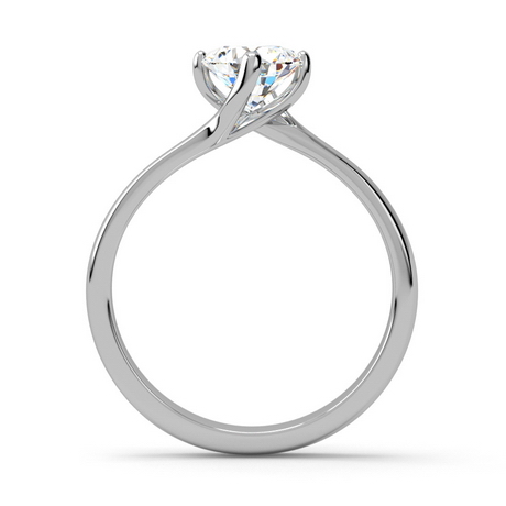 Stephanie Lab Grown Diamond Ring -14K White Gold